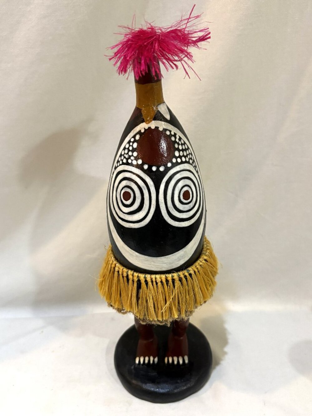 Papua New Guinea Hand Made Wooden Native Ghost Figurine